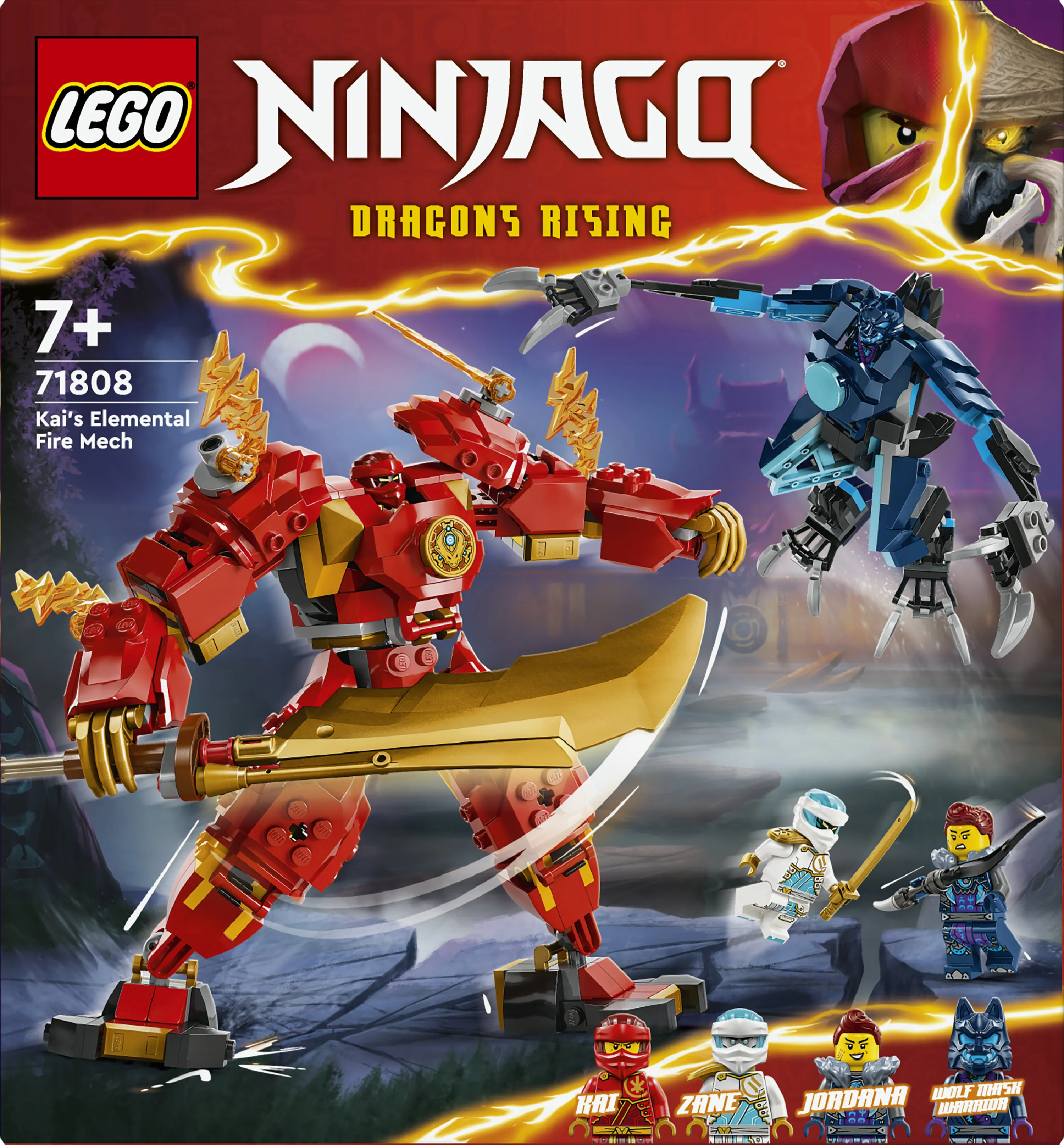 LEGO NINJAGO Kai&rsquo;s Fire Element Robot 71808