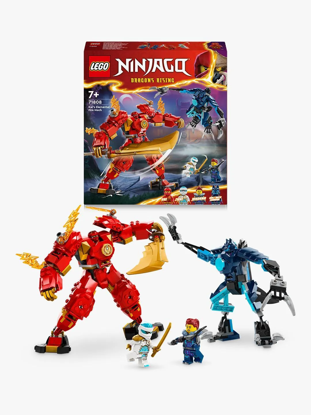 LEGO NINJAGO Kai&rsquo;s Fire Element Robot 71808