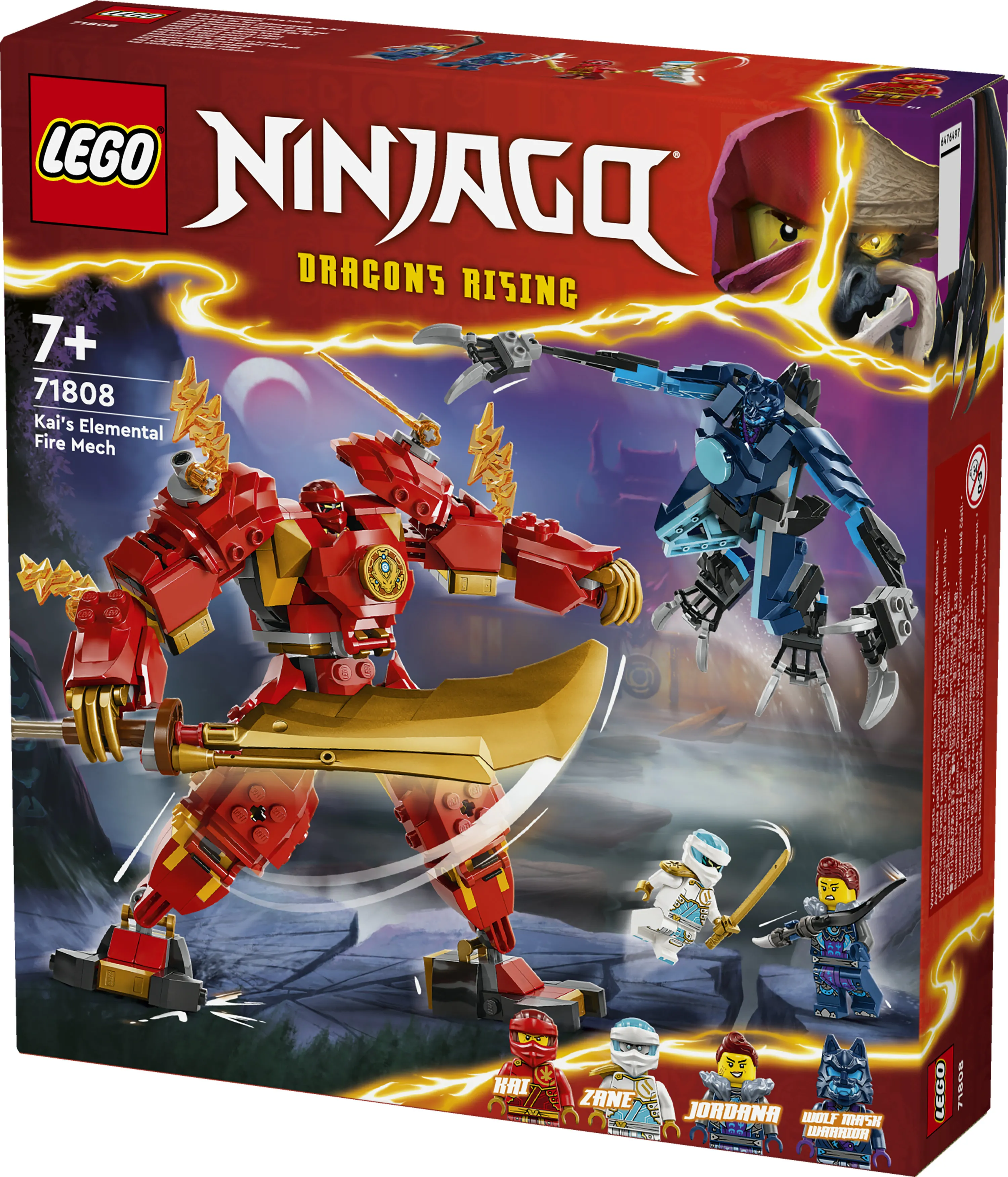 LEGO NINJAGO Kai&rsquo;s Fire Element Robot 71808