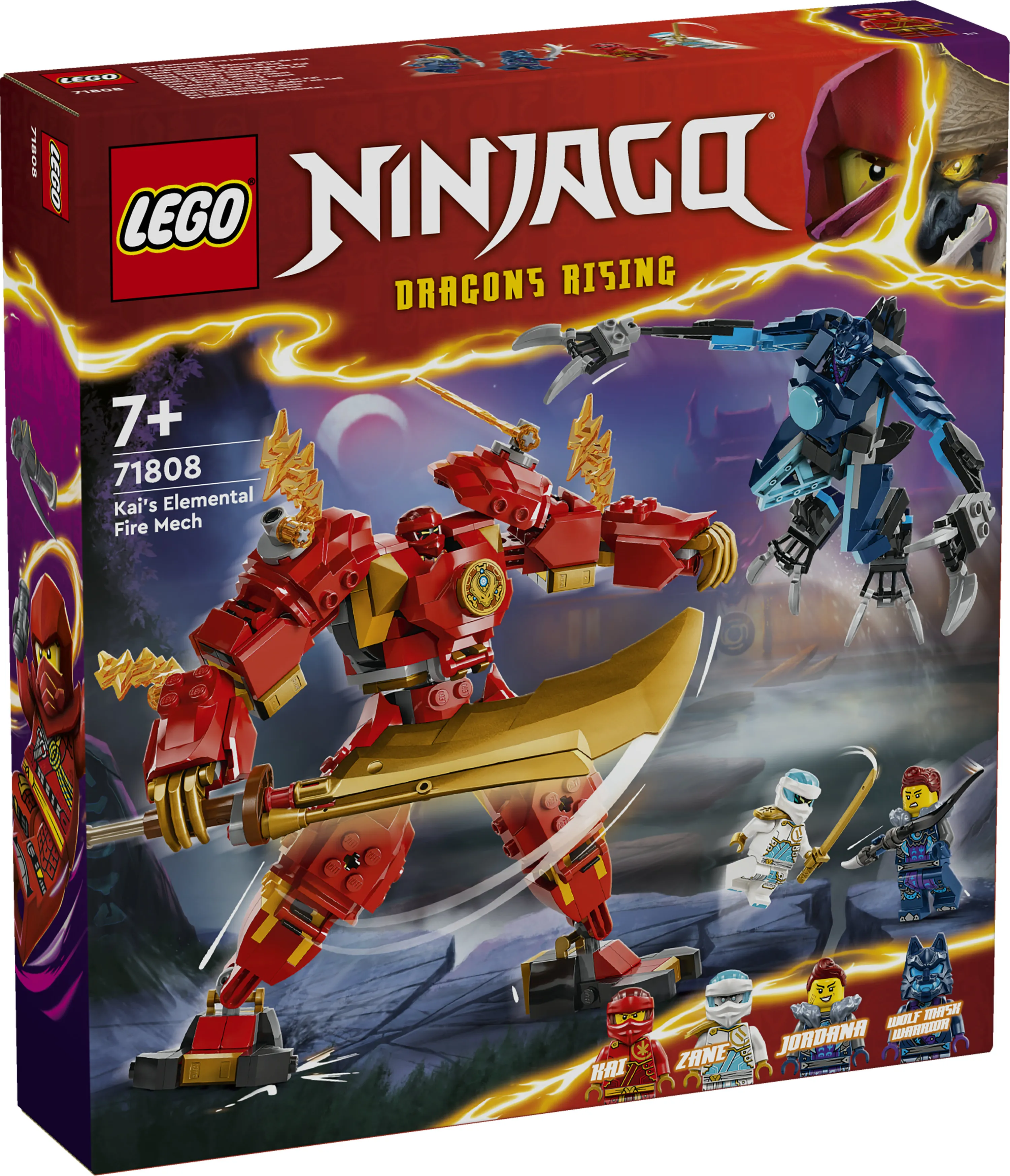 LEGO NINJAGO Kai&rsquo;s Fire Element Robot 71808