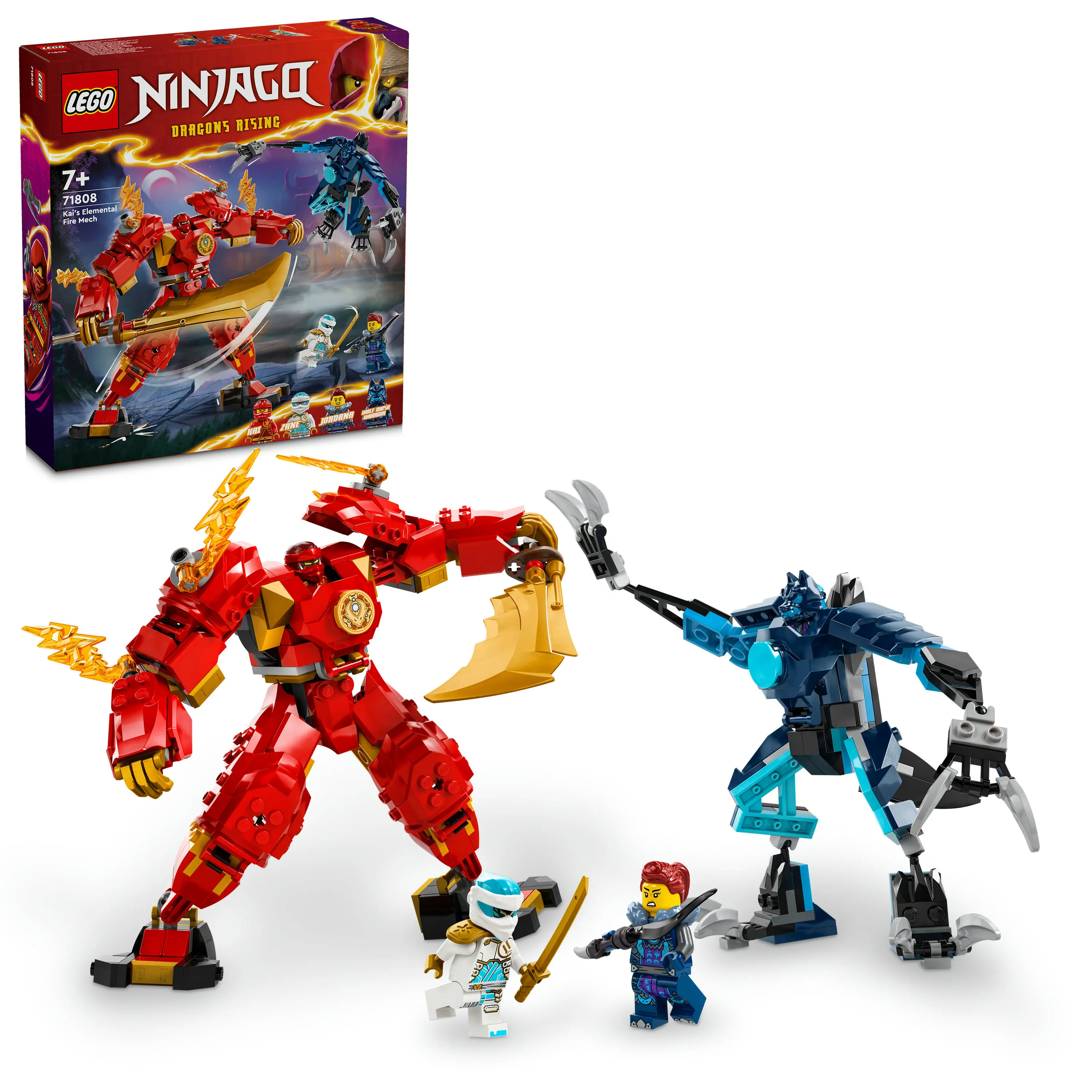 LEGO NINJAGO Kai&rsquo;s Fire Element Robot 71808
