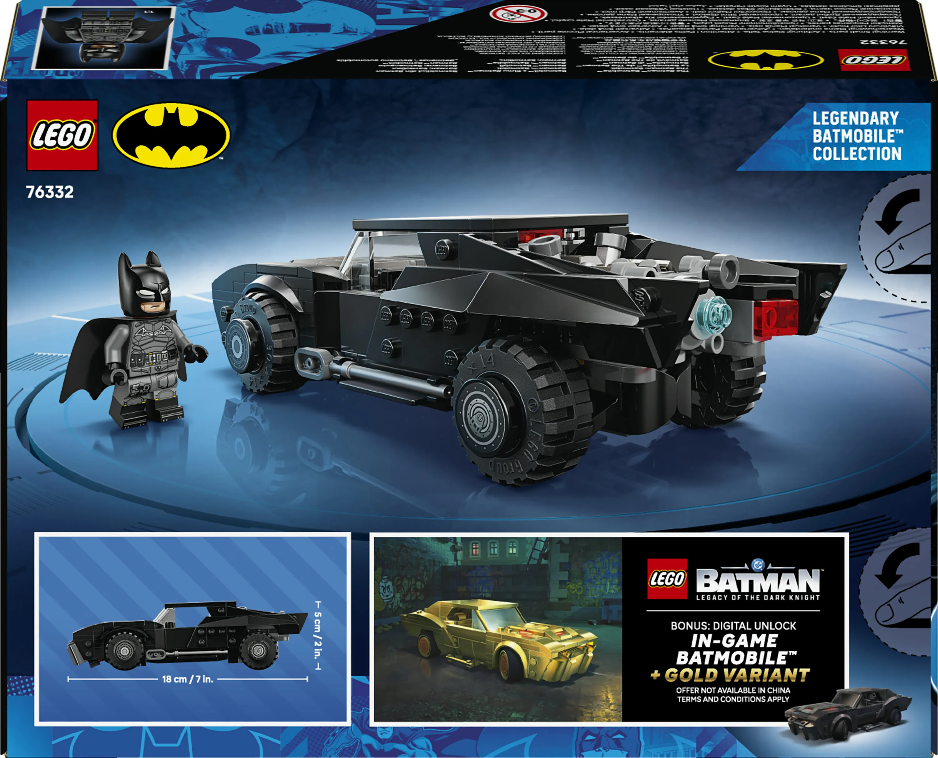 LEGO DC Batman The Batman Movie Batmobile 76332