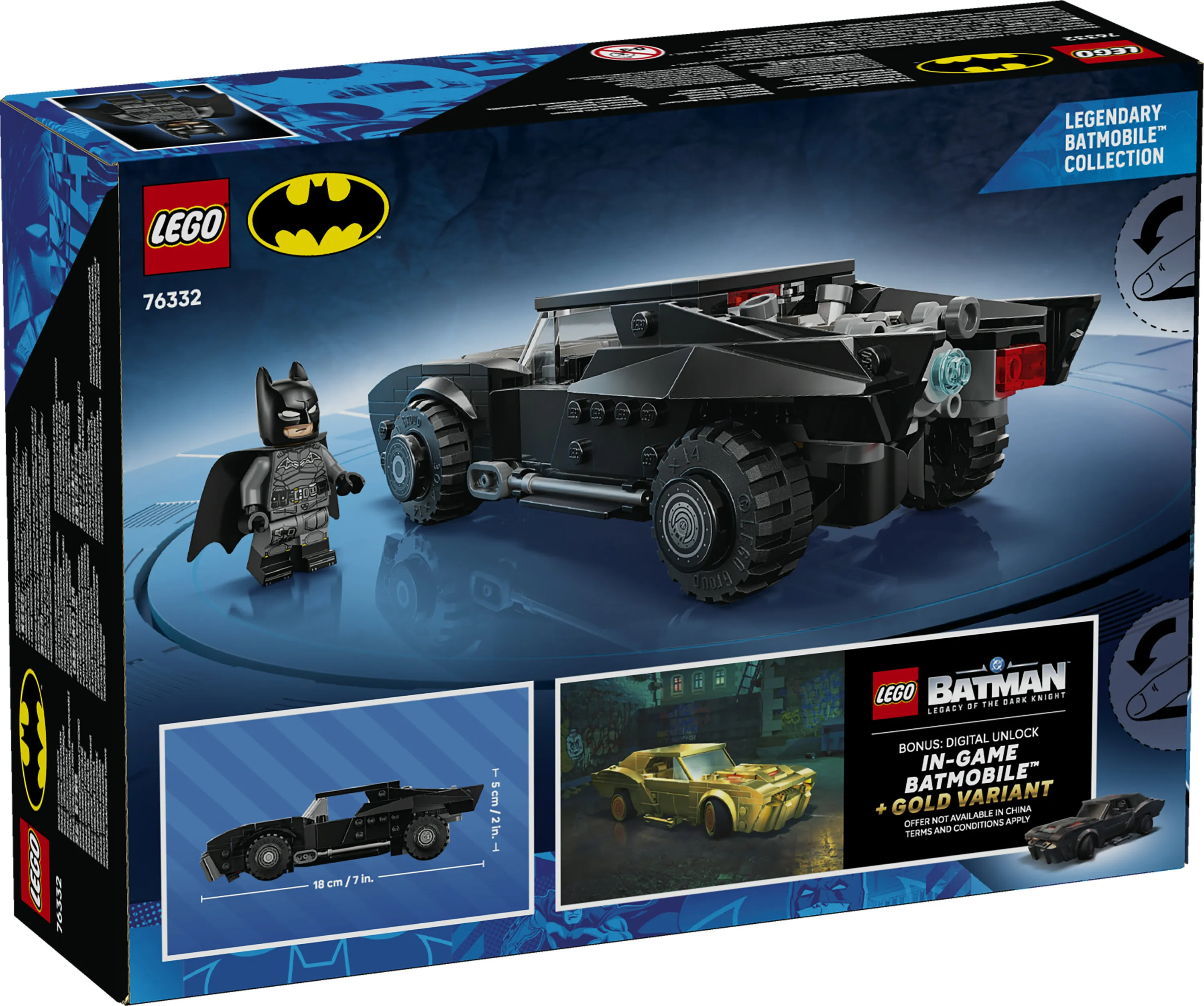 LEGO DC Batman The Batman Movie Batmobile 76332