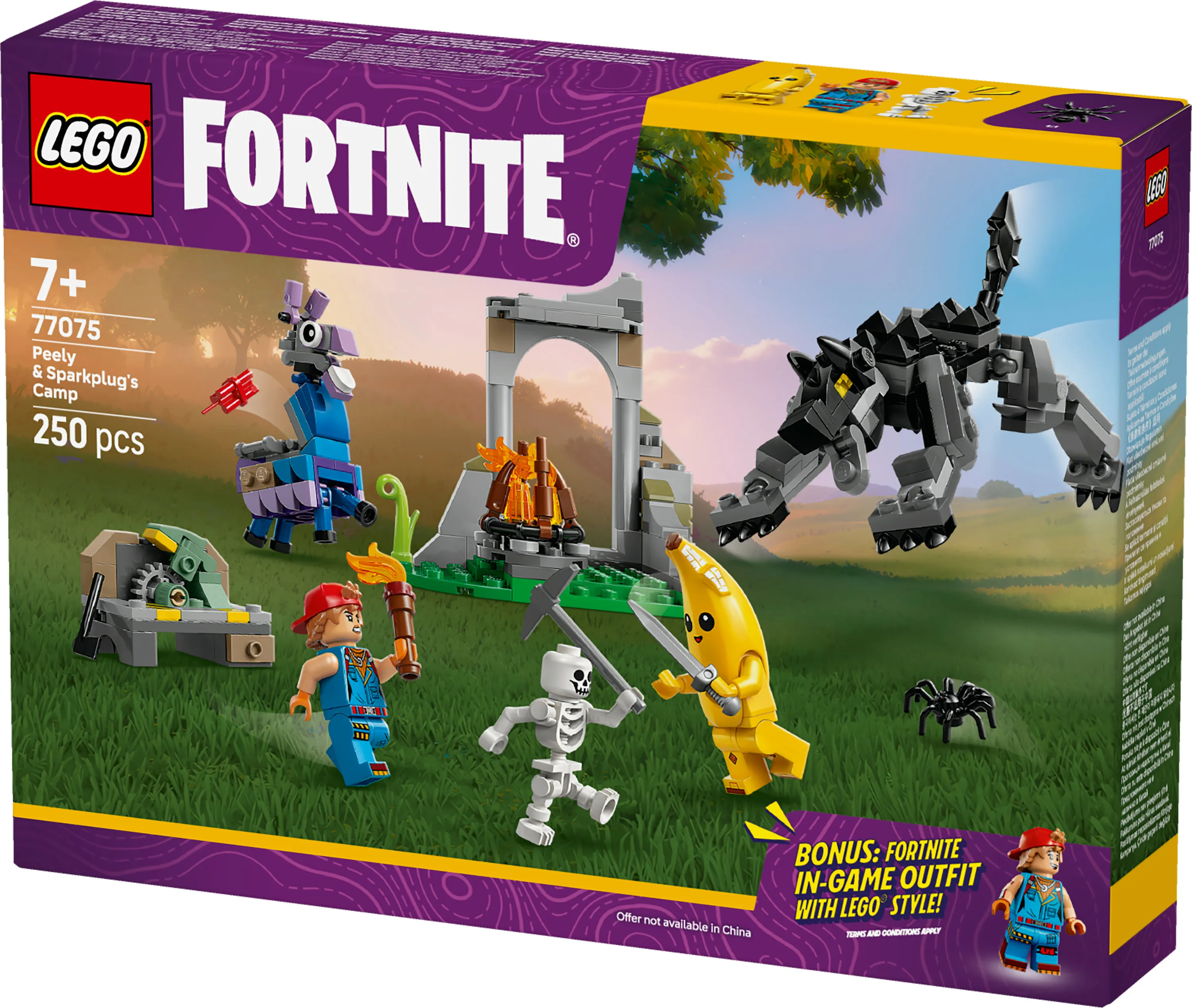 LEGO Fortnite Peelyn ja Sparkplugin seikkailu 77075