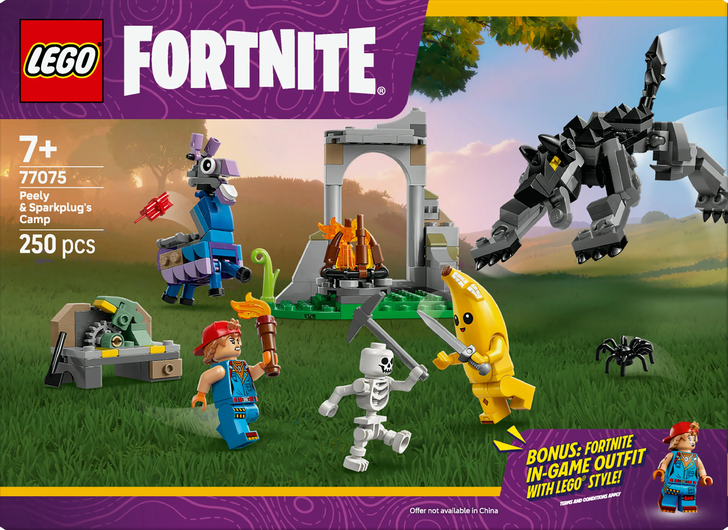 LEGO Fortnite Peelyn ja Sparkplugin seikkailu 77075