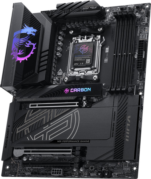 MSI MPG X870E CARBON MAX WiFi 7 AM5 ATX-emolevy