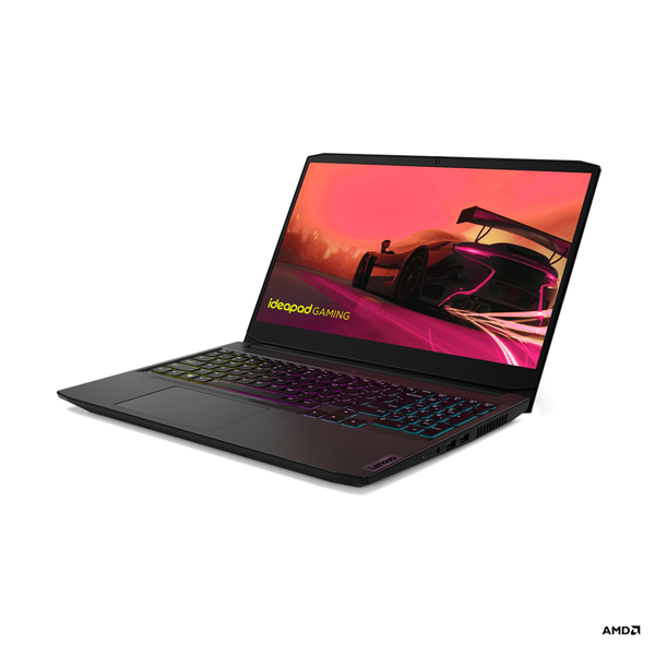 Lenovo IdeaPad Gaming 3 15.6&quot; R5-5600H, 16 Gt, 512 Gt SSD, NVIDIA GeForce RTX 3060, Win 11 Home -pelikannettava, Musta