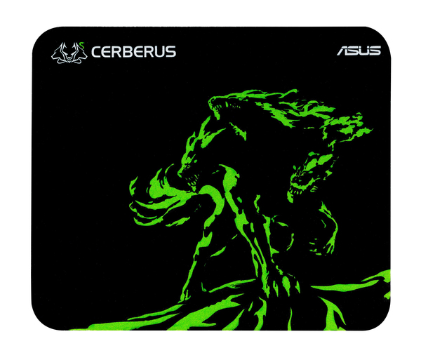 Asus Cerberus Mat Mini -pelihiirimatto, Musta/Vihre&auml;