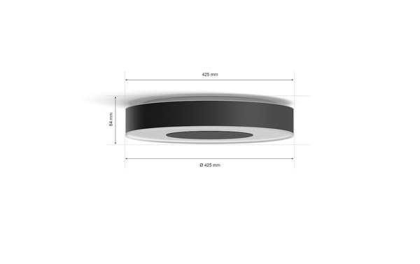 Philips HUE INFUSE L CEILING LAMP BLACK