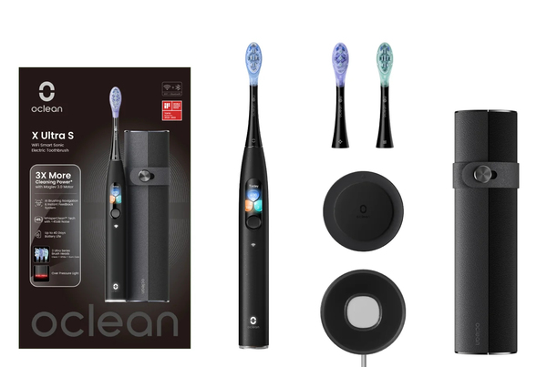 Oclean X Ultra - electric toothbrush, Black (Kit)