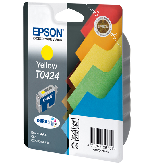 Epson St C82/Cx5200 keltainen mustepatruuna 17ml