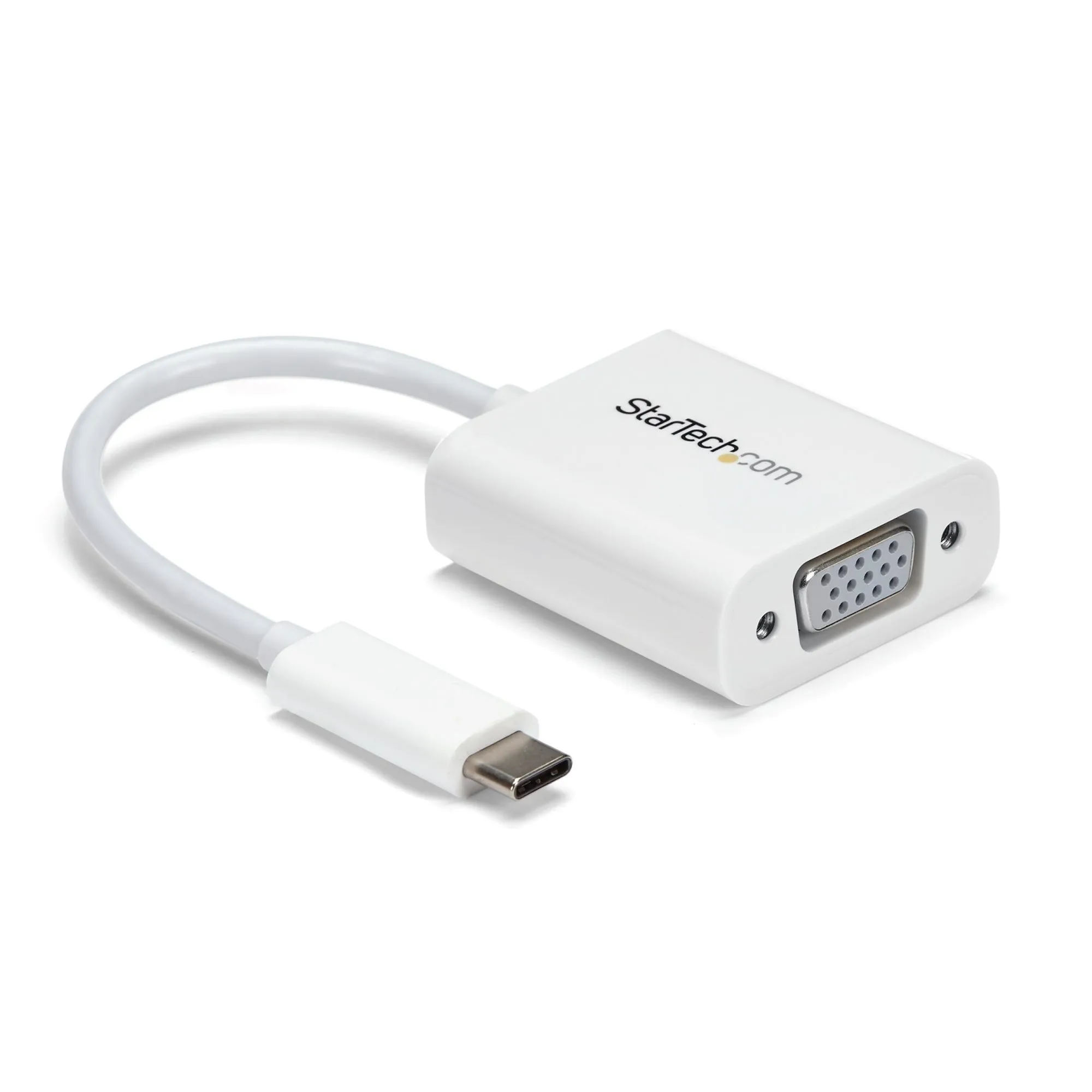 StarTech USB-C to VGA Adapter -adapteri, Musta