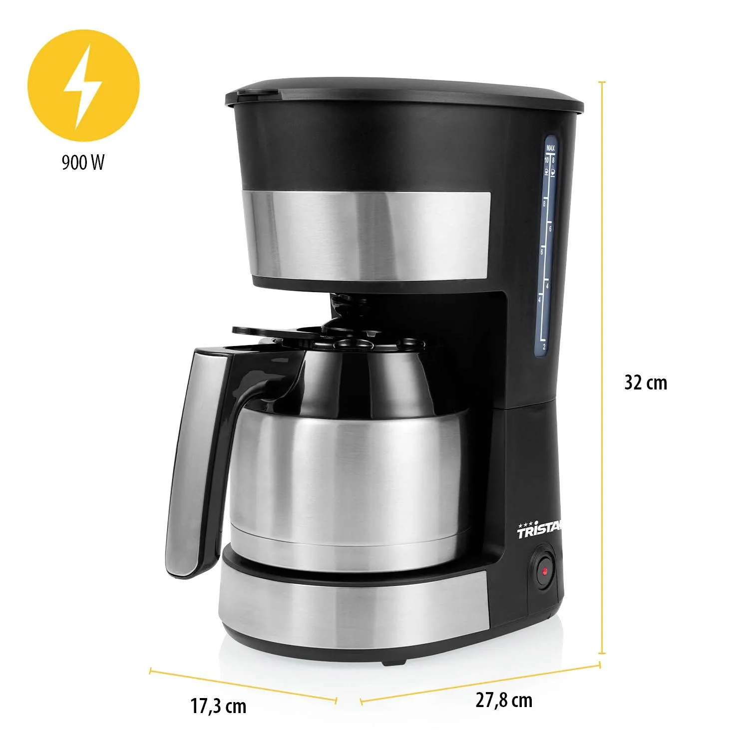 Tristar CM-1283 900W - coffee maker, 8-10 cups
