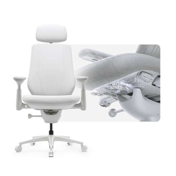 LiberNovo Maxis Pro Airflow Office Chair, Glacier