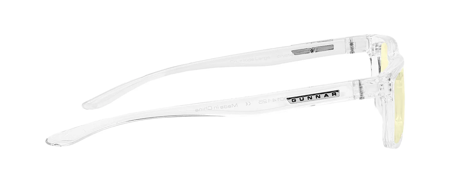 Gunnar Cruz Kids (8-12 Years) - Crystal - Amber - gaming eyewear