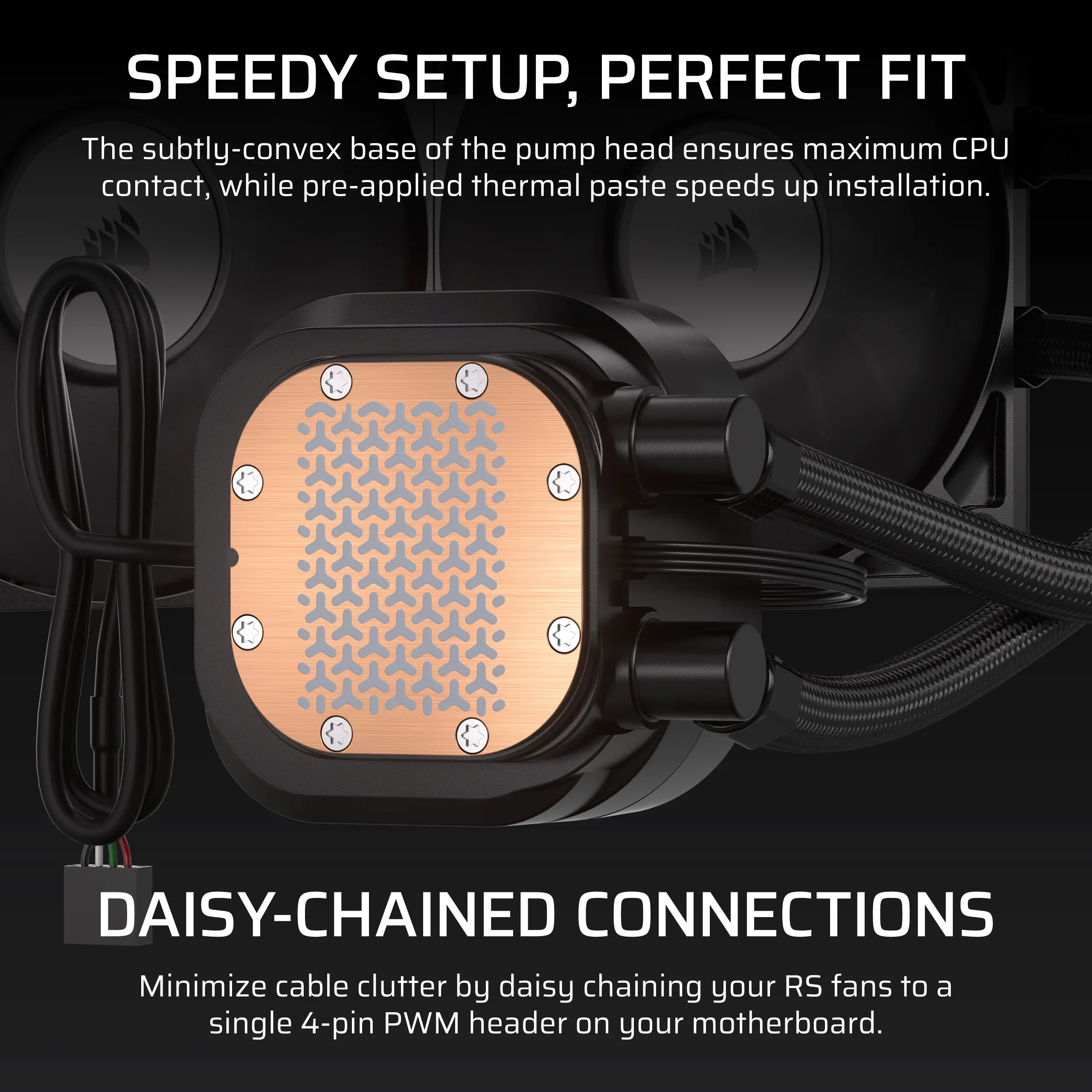 Corsair NAUTILUS 240 RS LCD 240mm RGB v&auml;tskekylare, svart