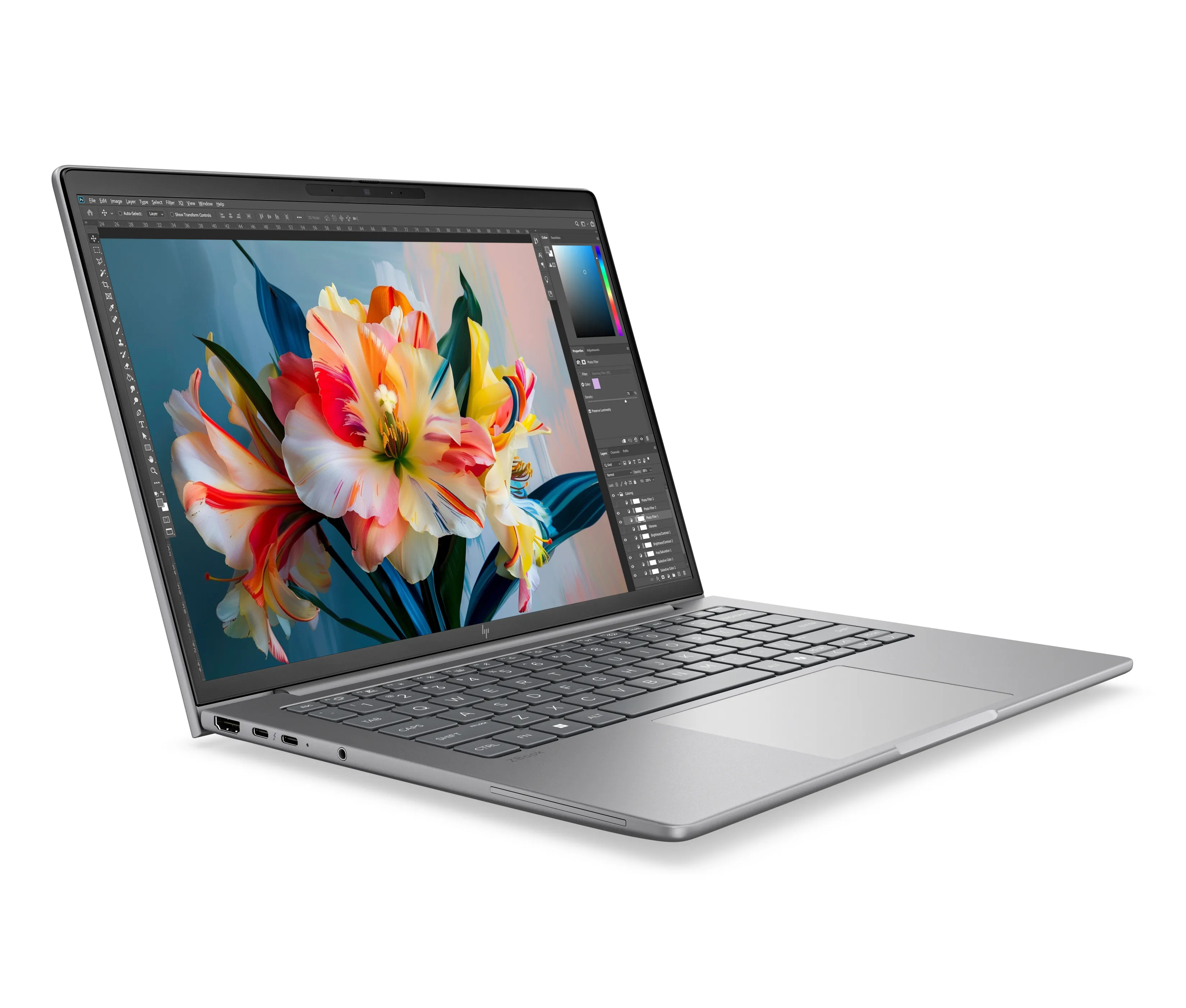 HP ZBook 8 G2i 14.0" Ultra 7 356H, 4 Gt, 1 Tt, RTX PRO 500, Win 11 Pro -kannettava, hopea