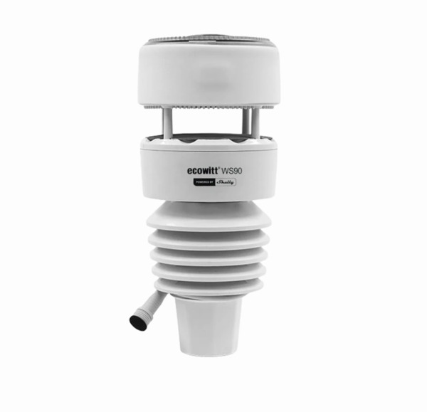 Ecowitt WS90 &ndash; 7-i-1 v&auml;derstation Power by Shelly