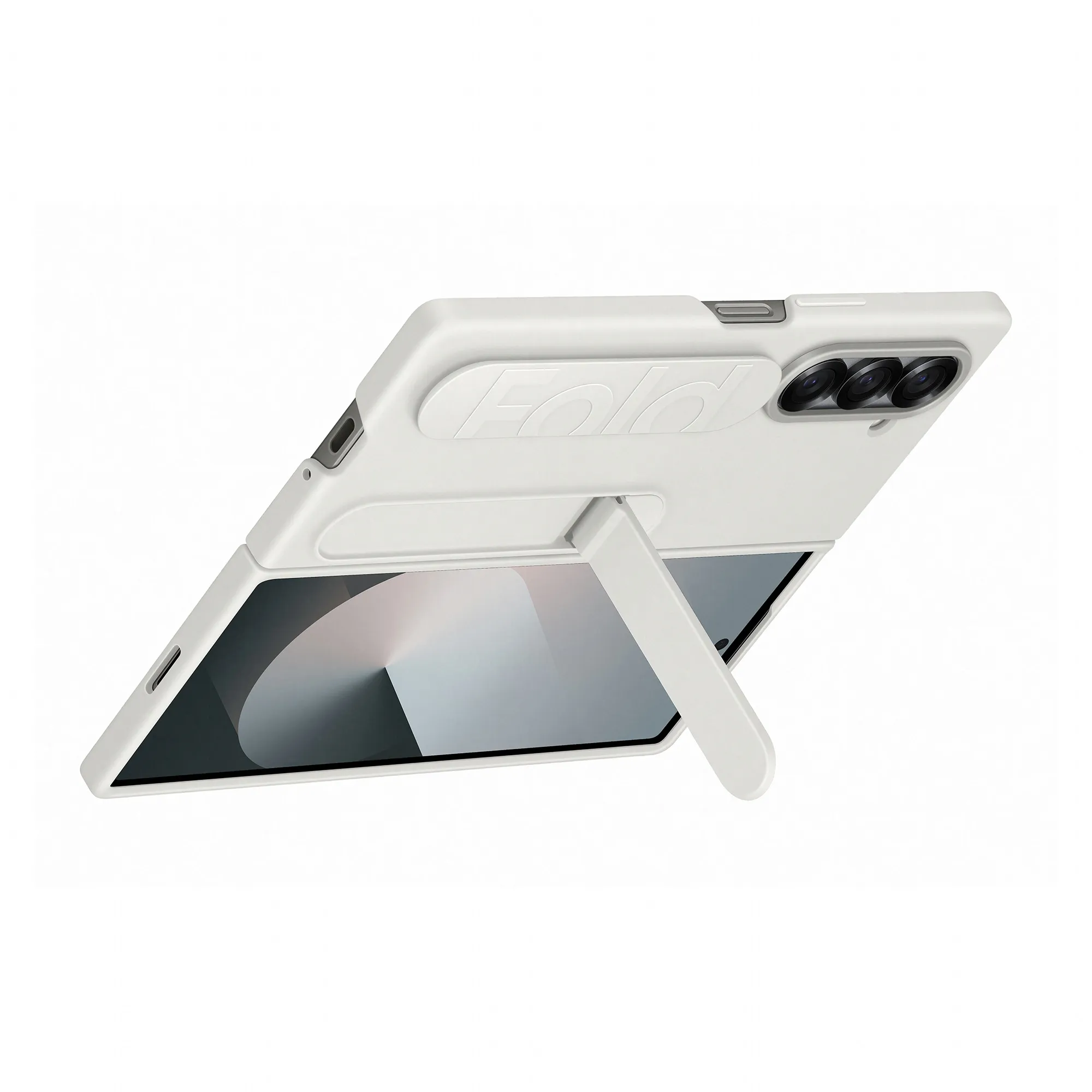 Samsung Galaxy Z Fold6 -silikonikuori, Valkoinen
