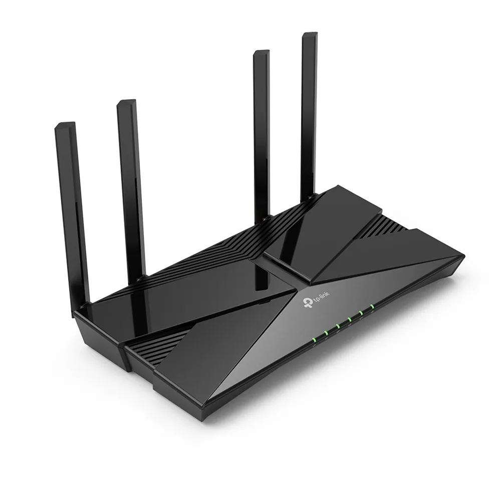 TP-Link EX220 Router, Wi-Fi 6, AX1800, Dual-band, Black