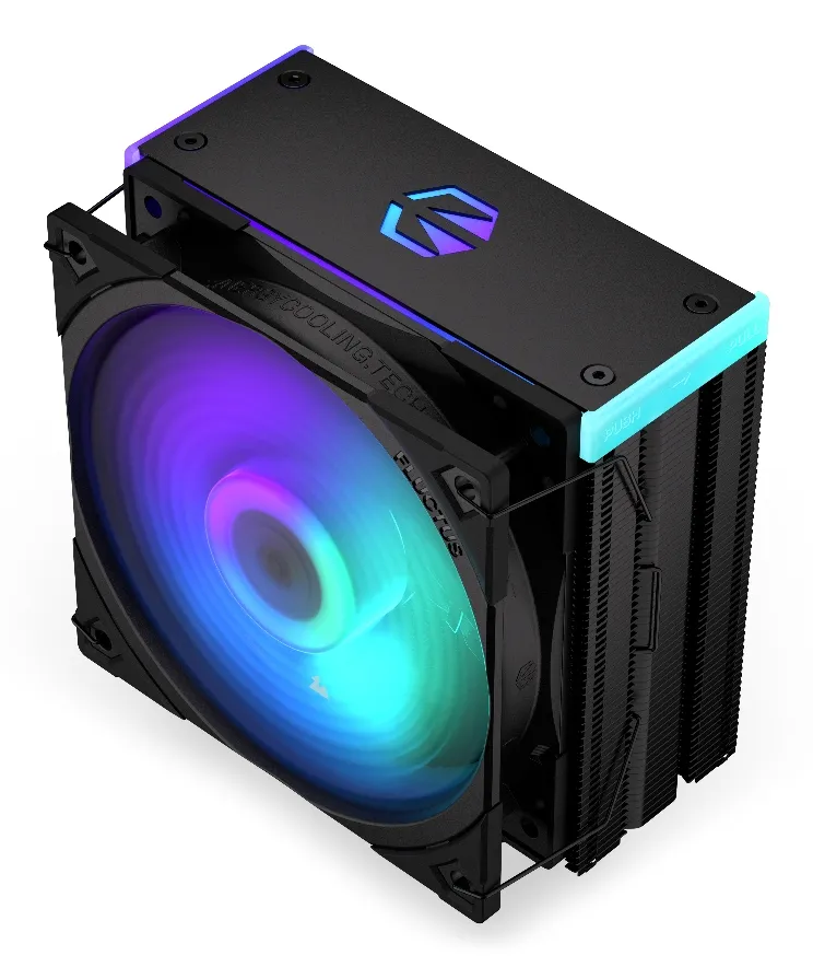 Endorfy Fera 5, 120 mm ARGB -prosessorij&auml;&auml;hdytin, musta