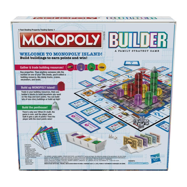 Hasbro Monopoly Builder - board game (SE/FI)