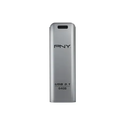 PNY 64GB Elite USB 3.2 Gen 1x1 - memory stick, Stainless steel