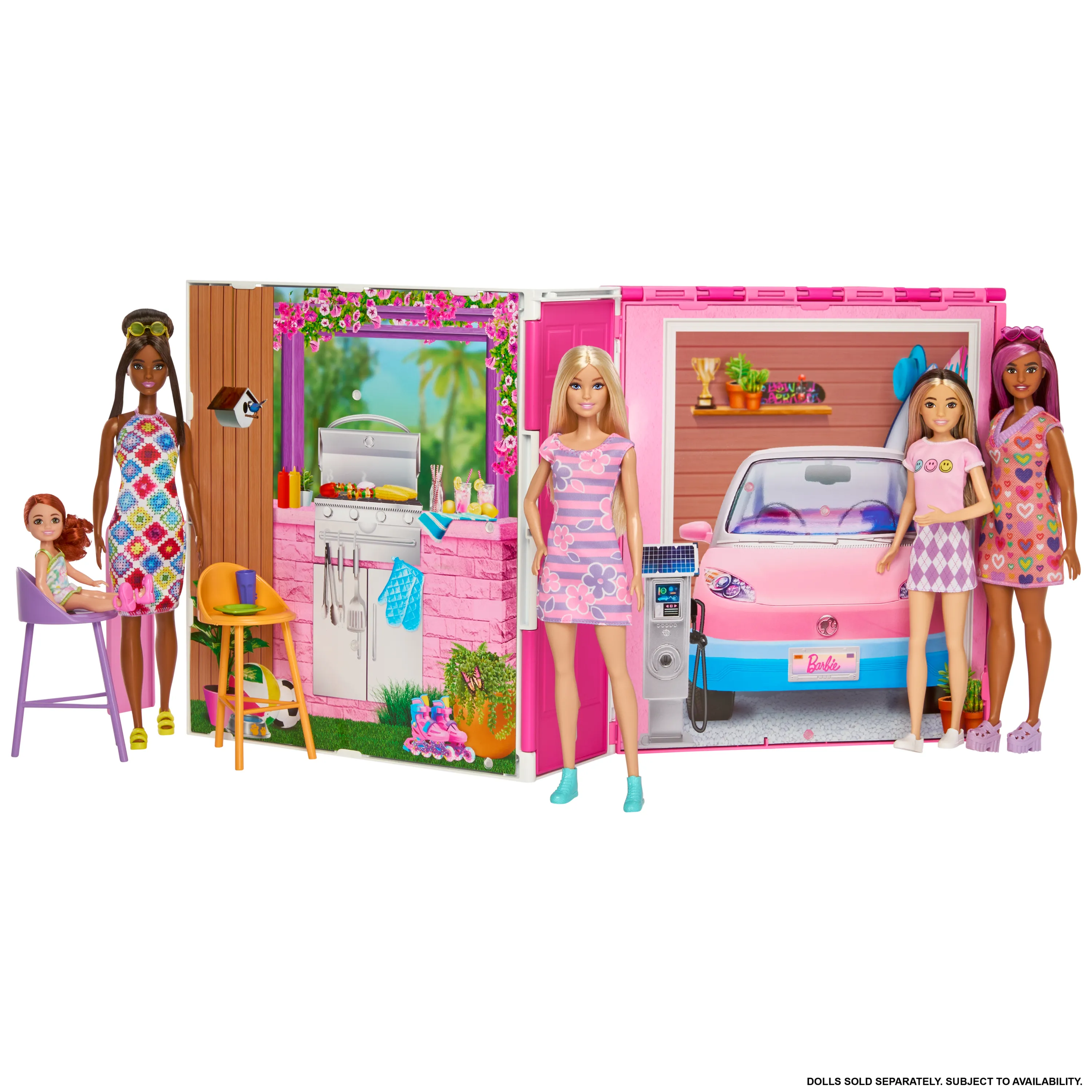 Mattel Barbie Holiday House Playset, Backdrop