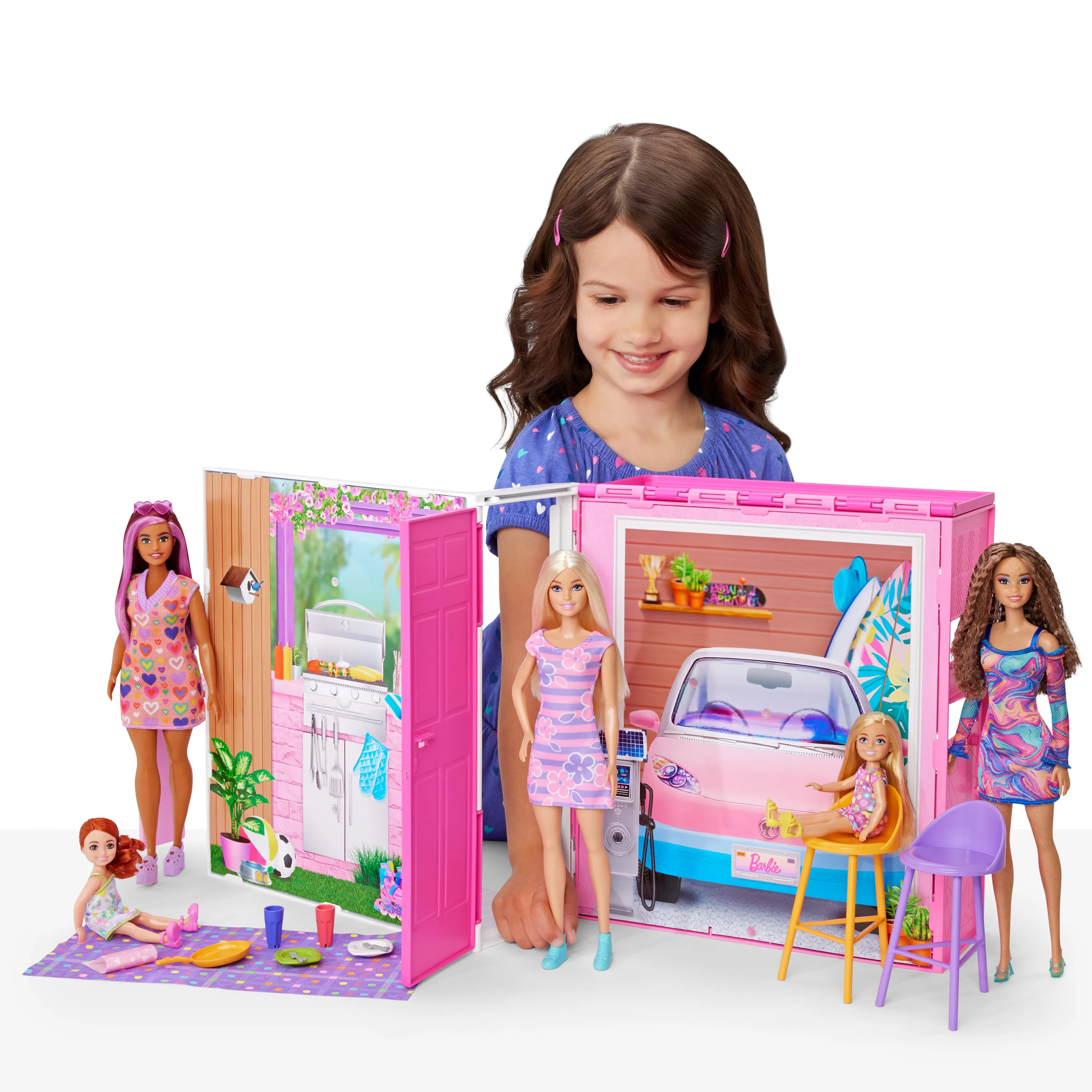 Mattel Barbie Holiday House Playset, Backdrop
