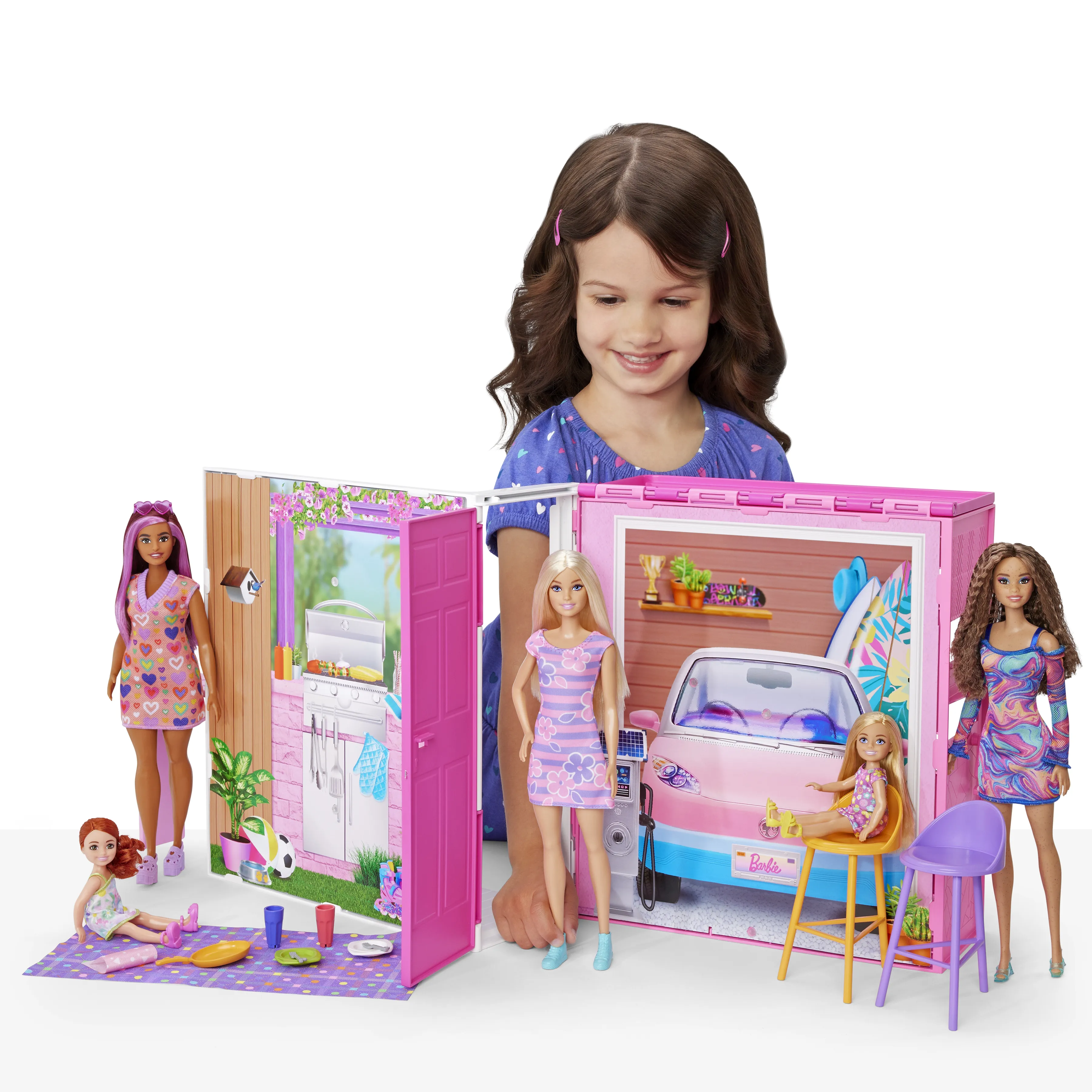 Mattel Barbie Holiday House Playset, Backdrop