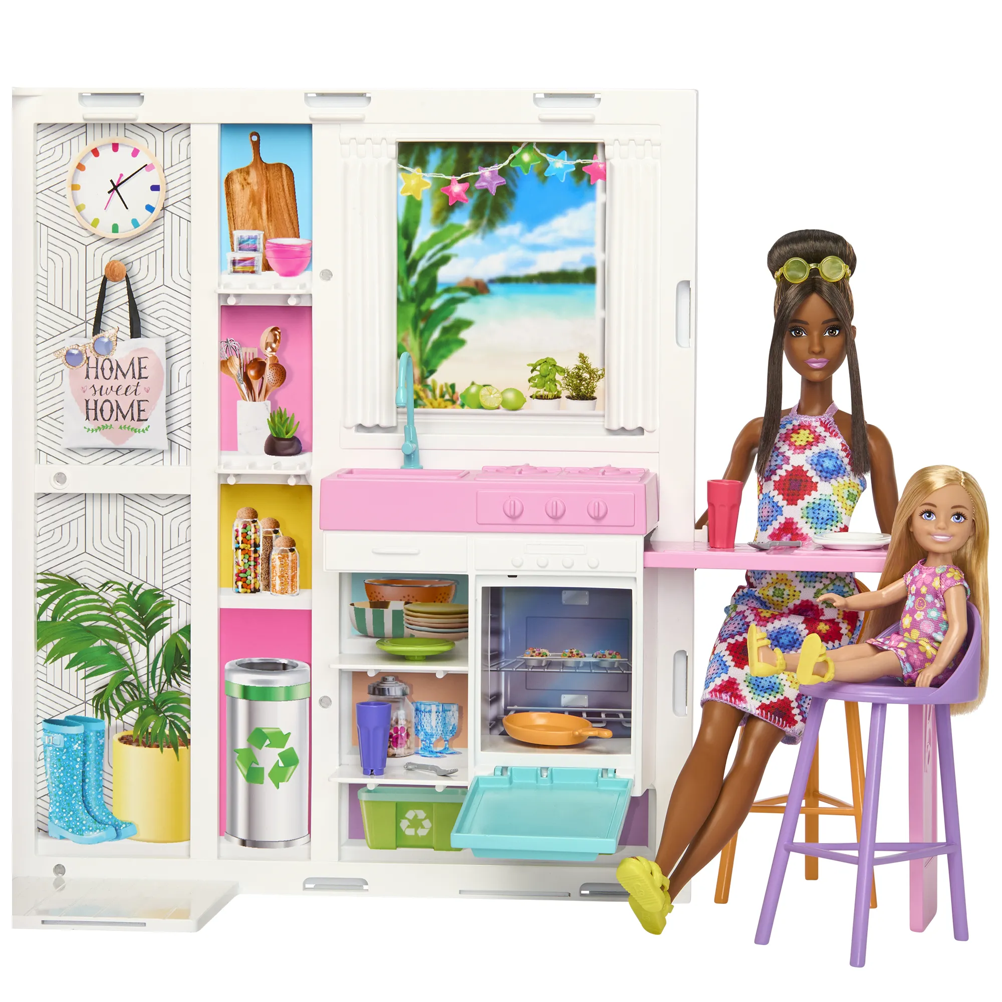 Mattel Barbie Holiday House Playset, Backdrop