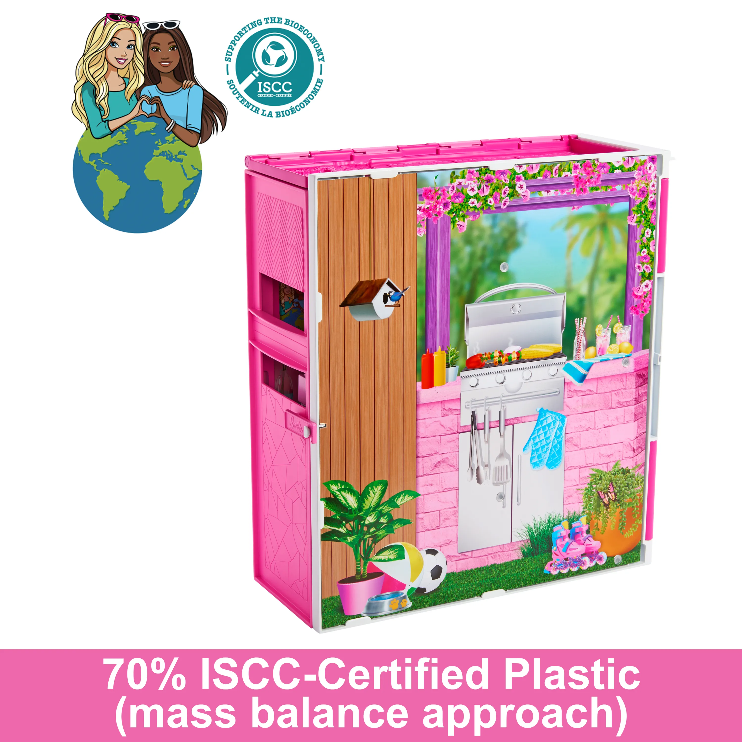 Mattel Barbie Holiday House Playset, Backdrop