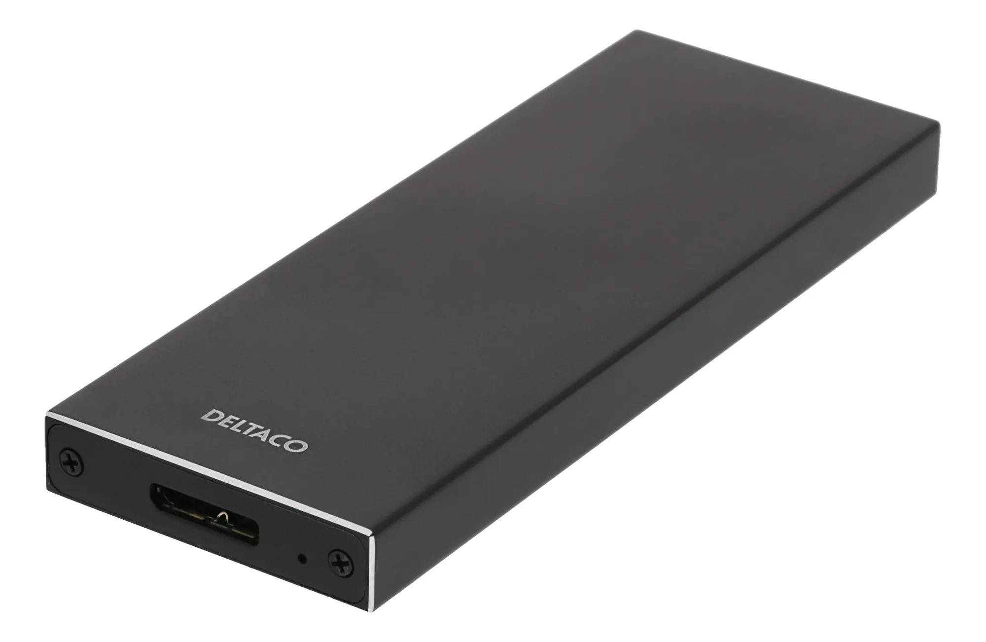 Externt M.2 kabinett, USB 3.0, 5 Gbps, Black