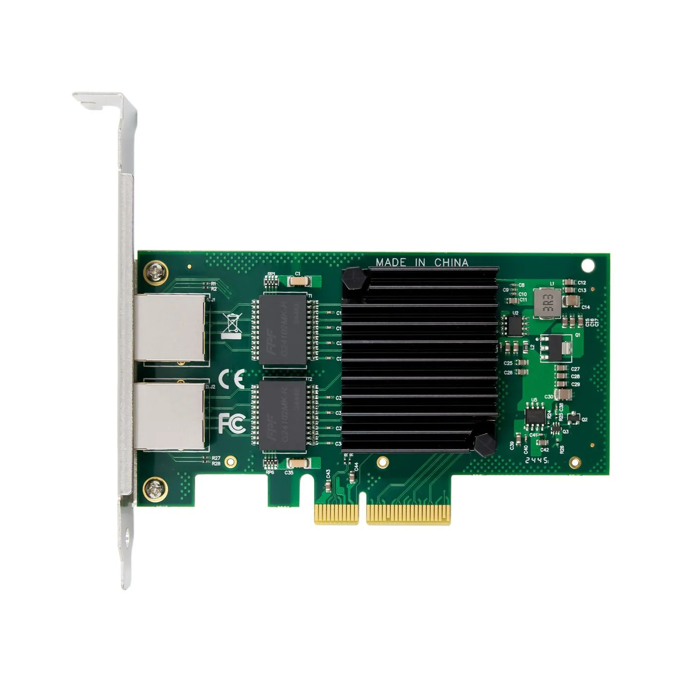 2 port RJ45 network card, PCIe