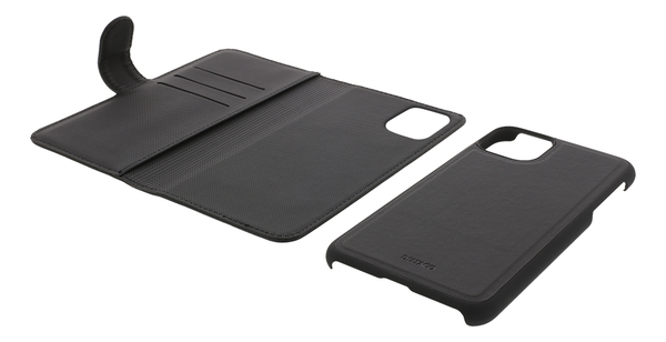 Deltaco 2-in-1 Wallet, iPhone 12 / 12 Pro - Wallet Case, Black
