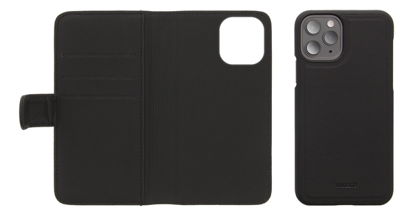 Deltaco 2-in-1 Wallet, iPhone 12 / 12 Pro - Wallet Case, Black