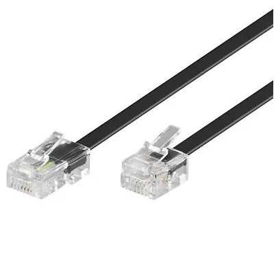 RJ11-RJ45 15M M/M Black