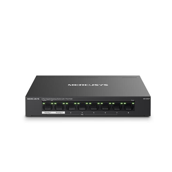 Mercusys MS108GP 8-Port Gigabit PoE+ - switch