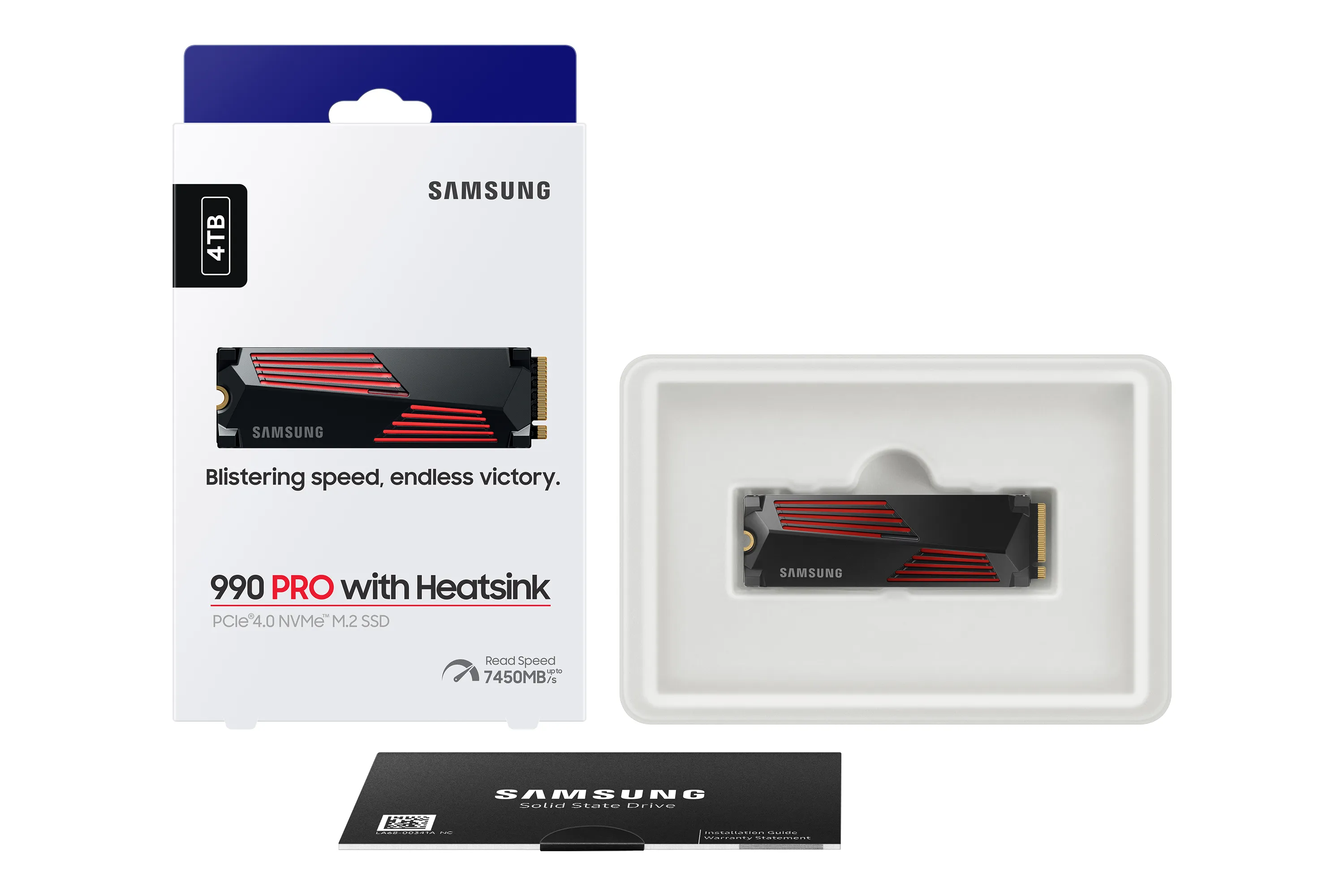Samsung 990 PRO 4TB M.2 PCIe 4.0 NVMe SSD with Heatsink - Multitronic
