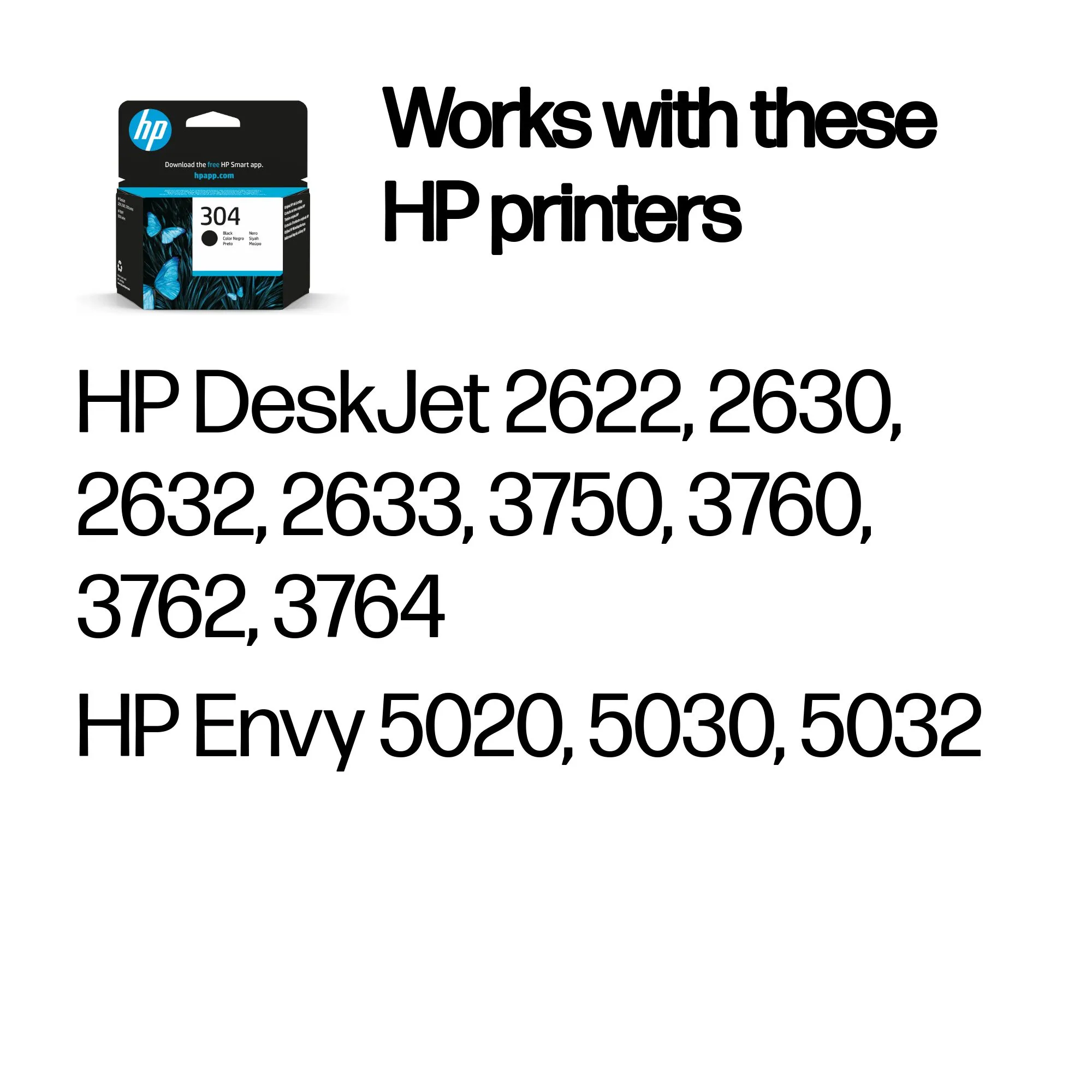 HP 304 Black Ink cartridge
