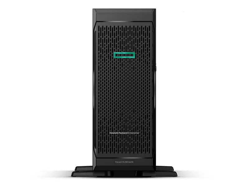 HPE ProLiant ML350 Gen10 Base - Palvelin - torni - 4U - 2-teinen - 1 x Xeon Silver 4208 / 2.1 GHz - RAM 16 GB - SAS - pikavaihto 3.5&quot; - ei kiintolevy&auml; - GigE -
