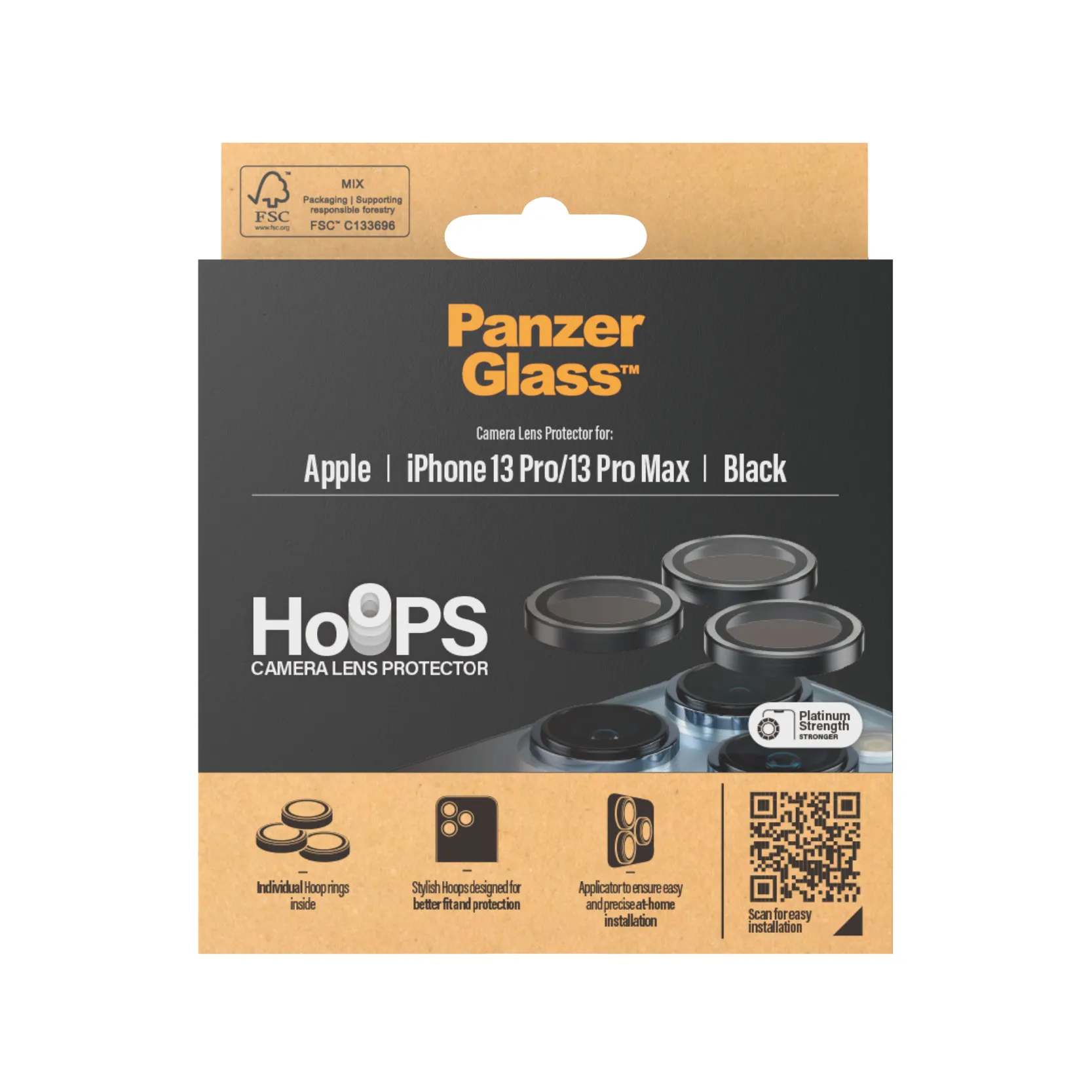 PanzerGlass Hoops, iPhone 13 Pro / 13 Pro Max - Camera Lens Protector