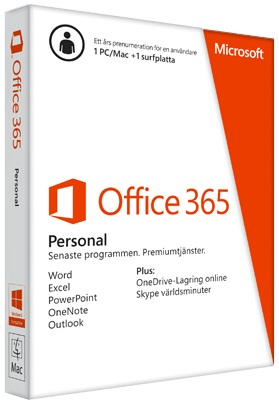 Microsoft Office 365 Personal - Svenska