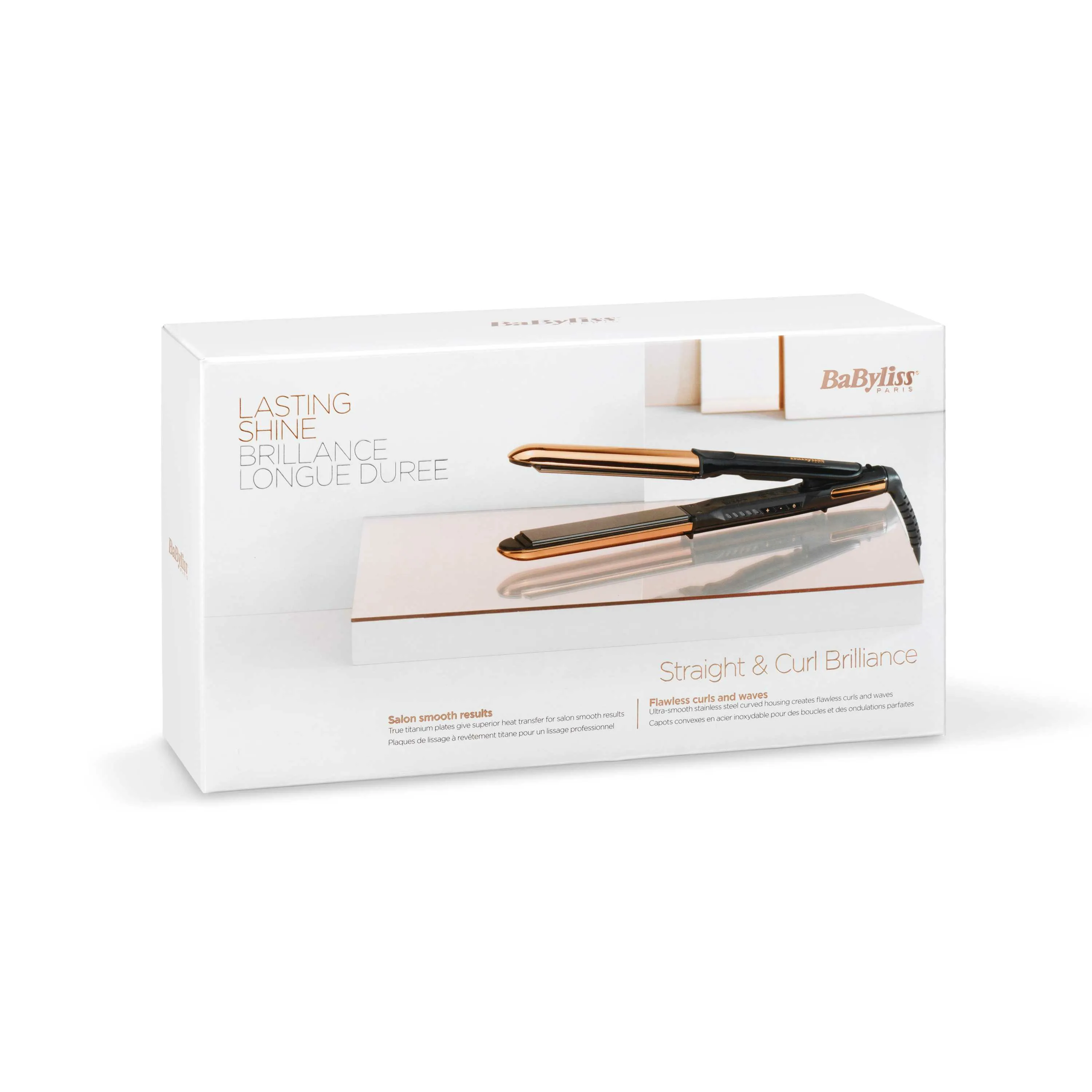 Babyliss Straight &amp; Curl Brilliance - hair straightener