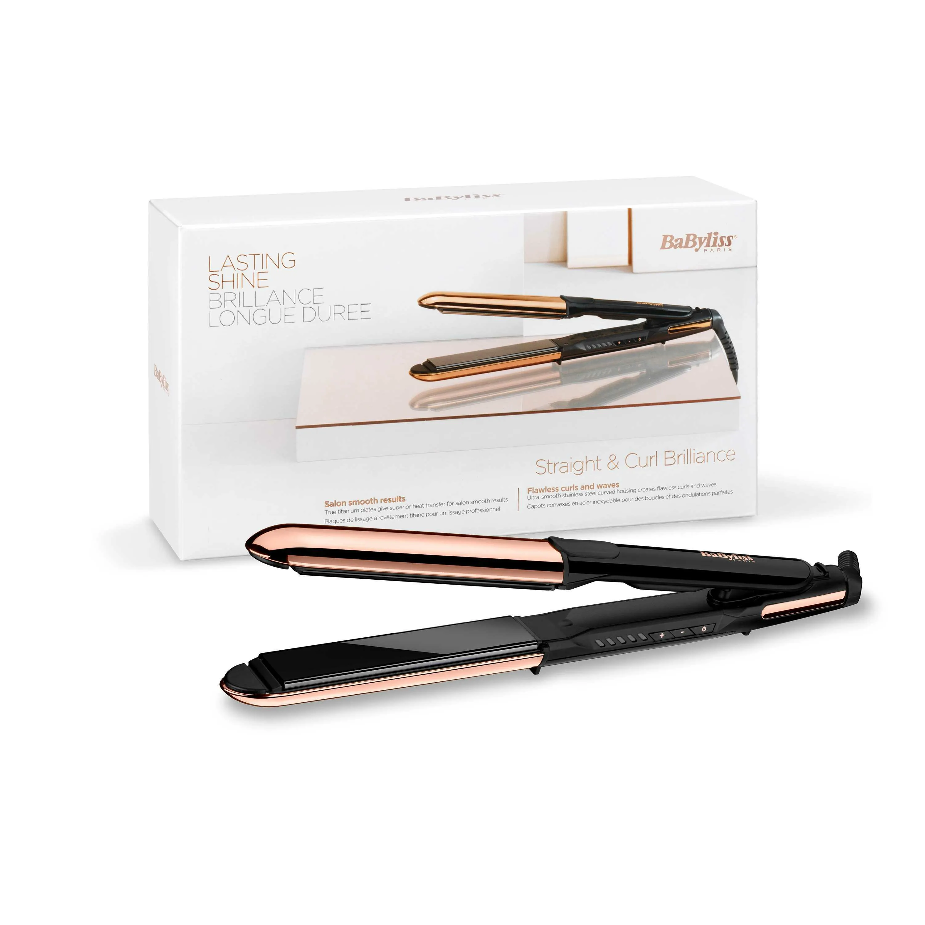 Babyliss Straight &amp; Curl Brilliance - hair straightener