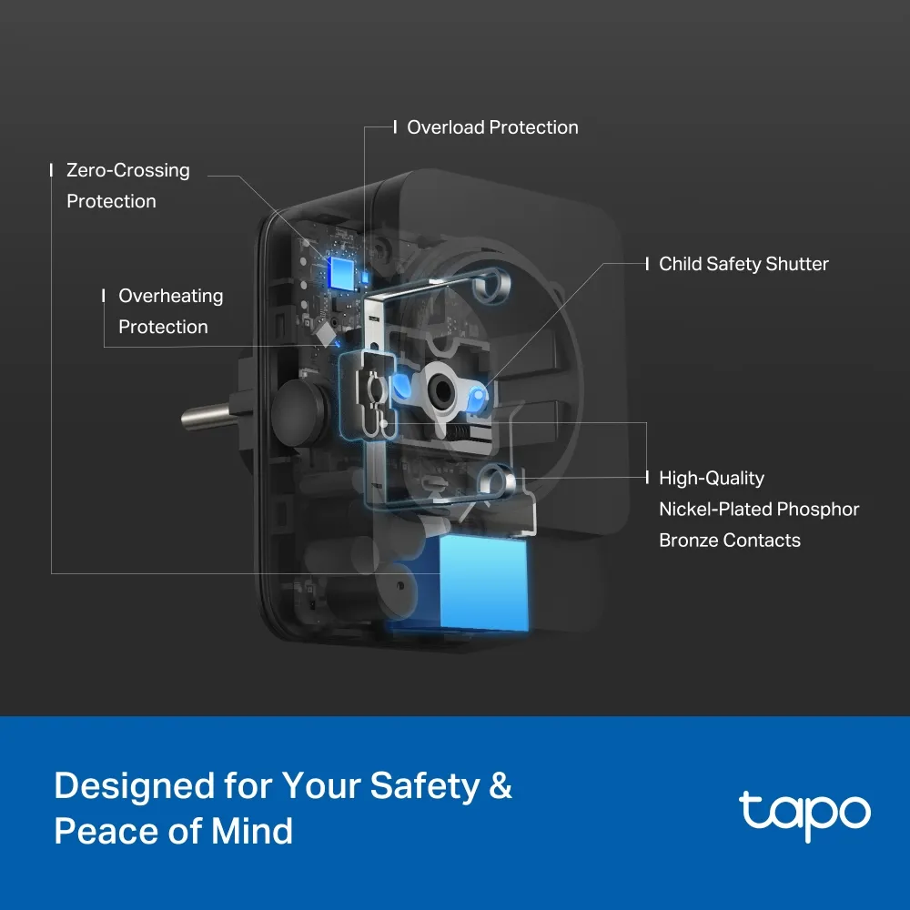TP-Link Tapo P410M Smart Wi-Fi Outdoor Plug