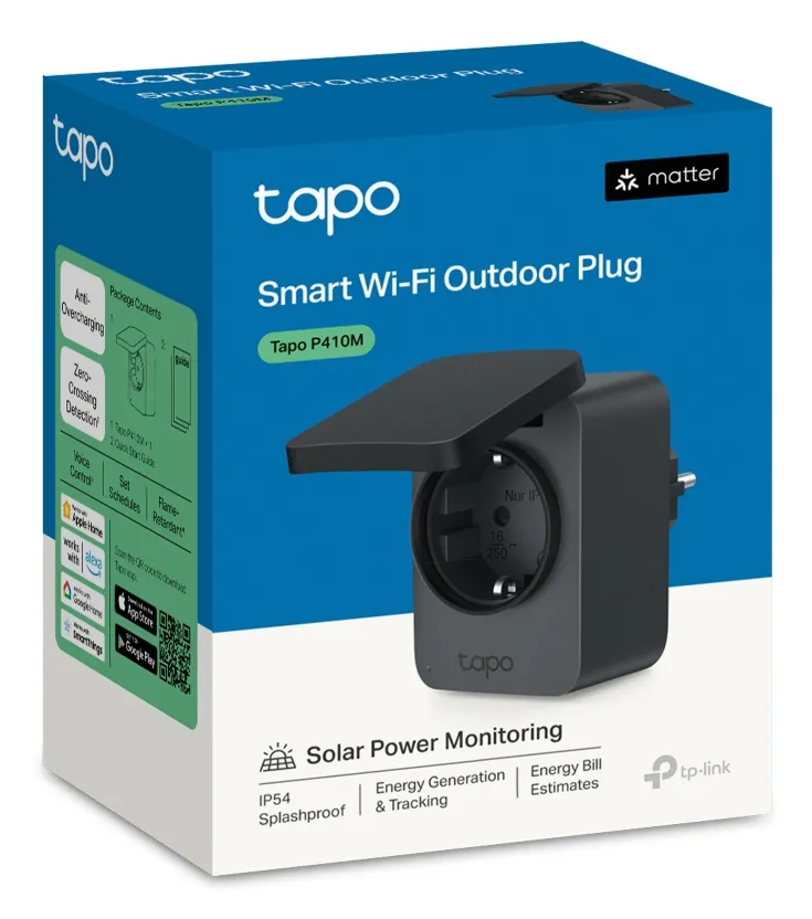 TP-Link Tapo P410M Smart Wi-Fi Outdoor Plug