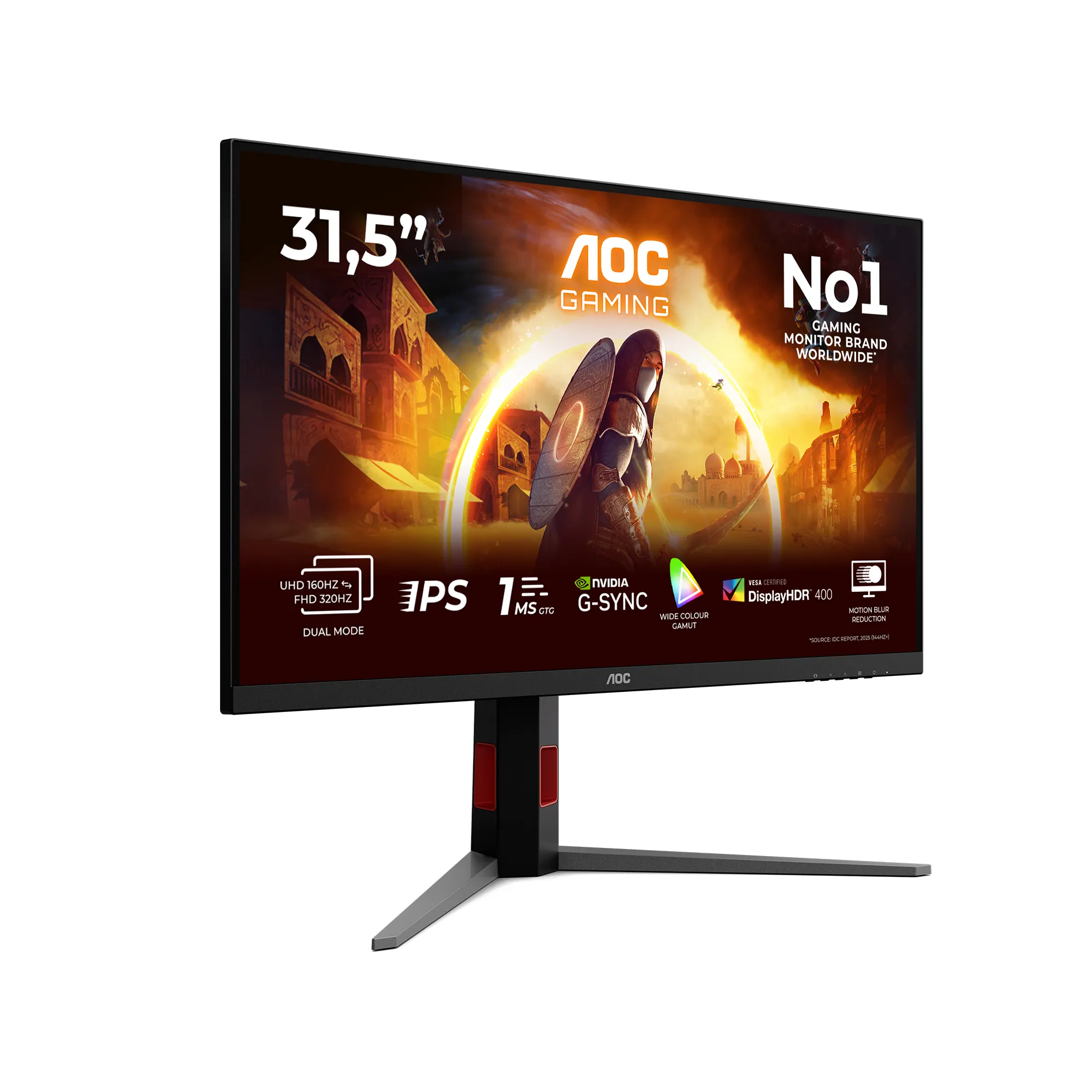 AOC U32G4U 31.5" 4K UHD, Fast IPS -pelin&auml;ytt&ouml;