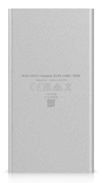 Ubiquiti 10G RJ45 USB-C Ethernet -sovitin, hopea