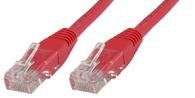 MicroConnect Cat6 UTP RJ45 0.2m -verkkokaapeli, punainen